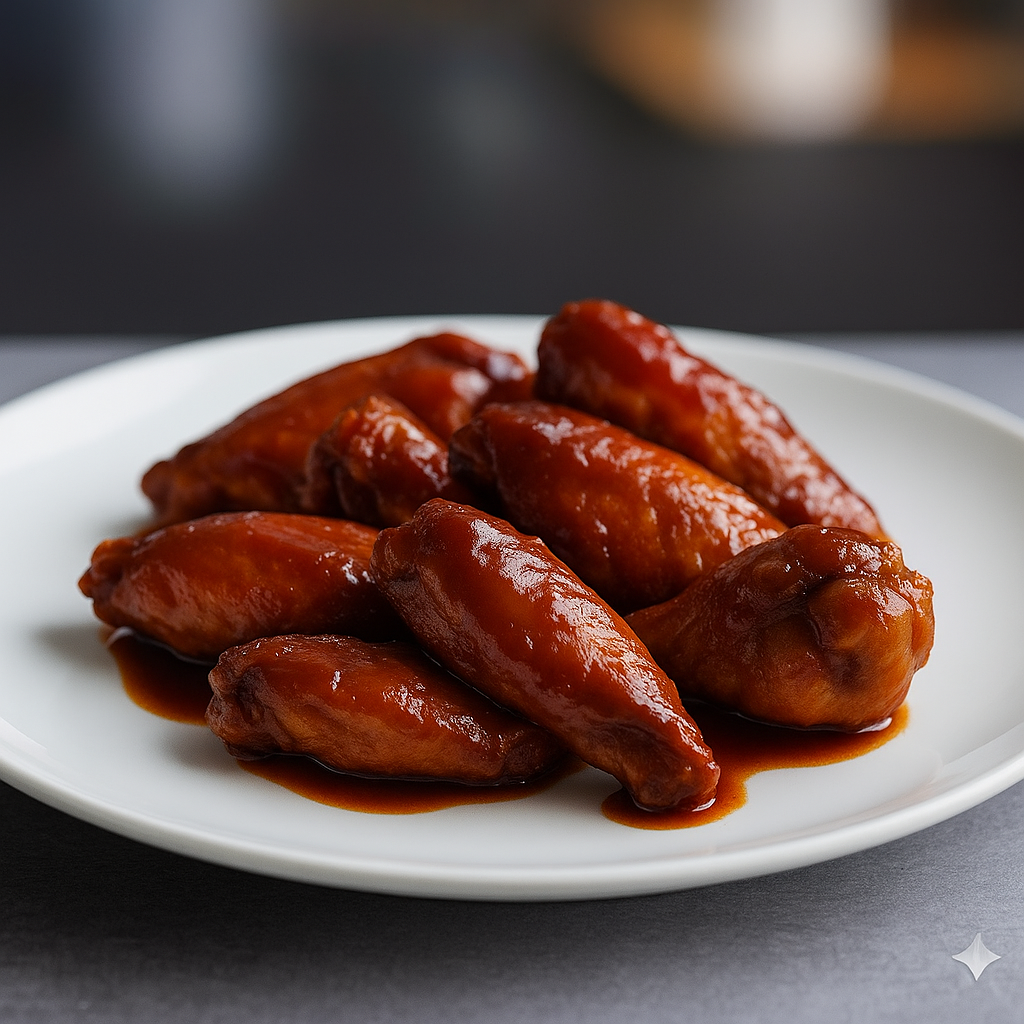 Alitas con Barbacoa Dulce